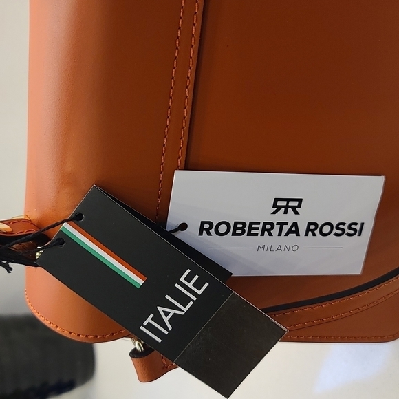 Roberto rossi leather tophandle bag x12 zucca s29 Italy - Picture 16 of 17